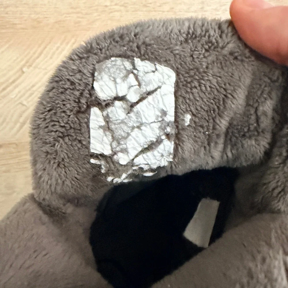 The North Face Amore II‎ Winter Boots Kids Size 1 Black Faux Fur Insulated